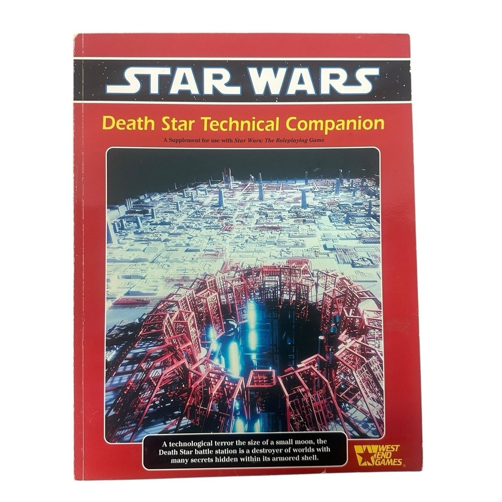 Star Wars Death Star Technical Companion West End Games 1991 RPG Book 40008